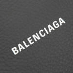 Balenciaga Cow Leather Clutch Men"s Dark Gray