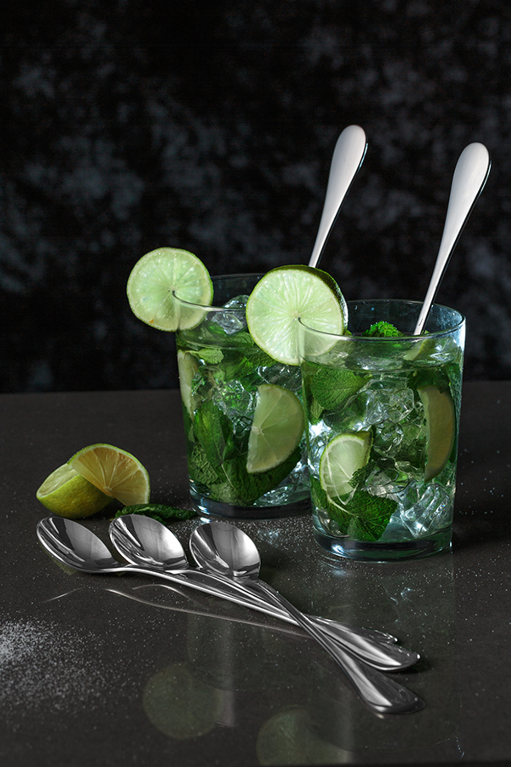 Набор из 4 десертных ложек select