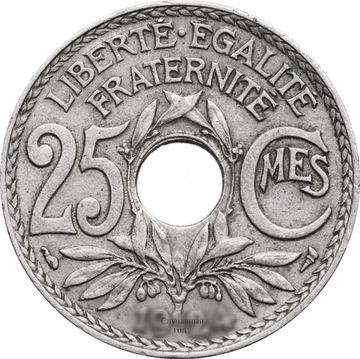 25 сантимов 1917-1937 Франция