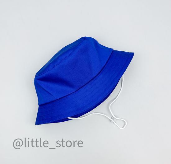 Панама хлопковая "Basic", Ярко-синяя