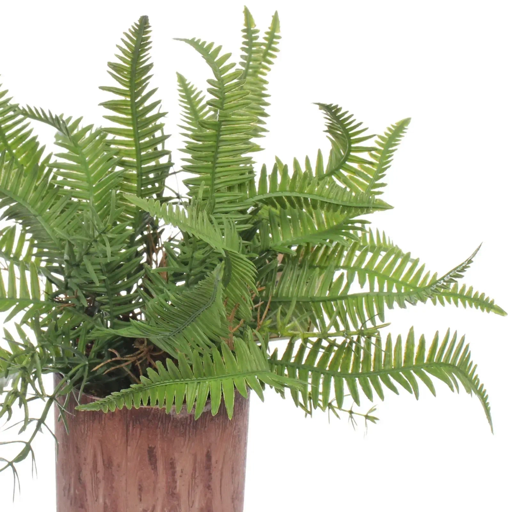 Цветок искусственный в горшке «Гинкго» 16см