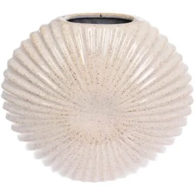 Ваза керамическая «Валенсия» 17*20*7см песочная