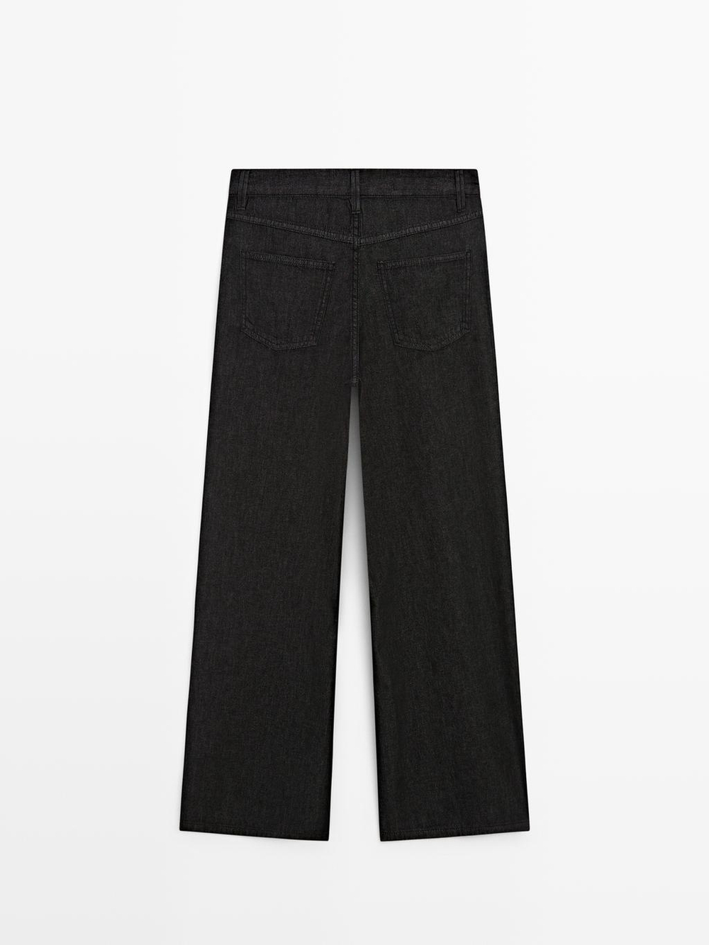 Massimo Dutti Джинсы бочкообразной формы, черный