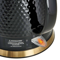 Чайник электрический 1500 Вт, 1,5 л, корпус из фарфора DELTA LUX DE-1021 черный