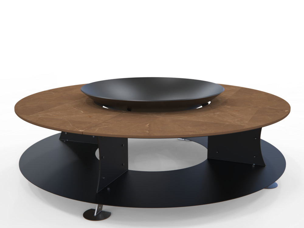 Дизайнерский очаг UFIRE GF-09, d 150 см