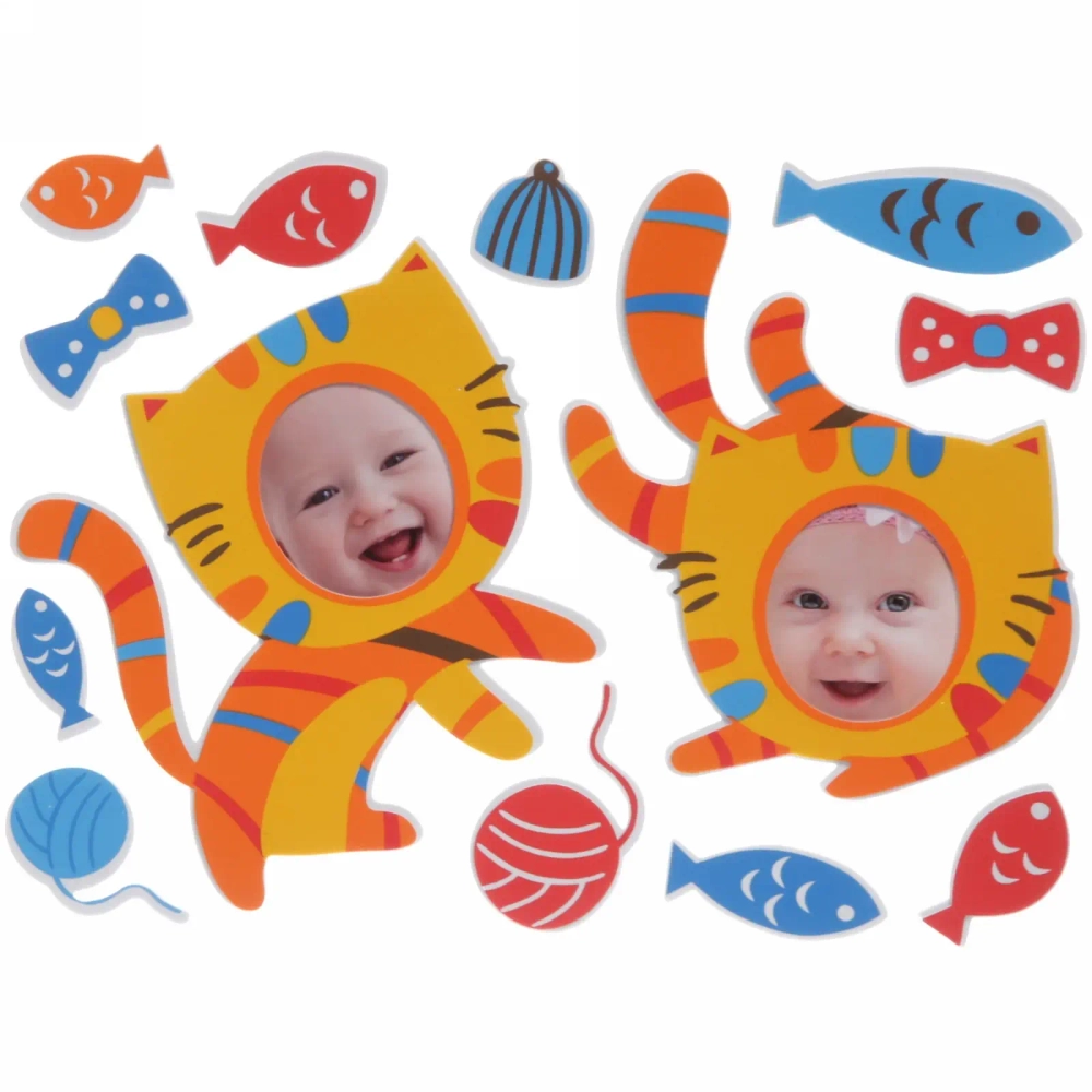Наклейка-фоторамка 30*50см «Zoo-Cat» на 2 фото EK-XAT1003