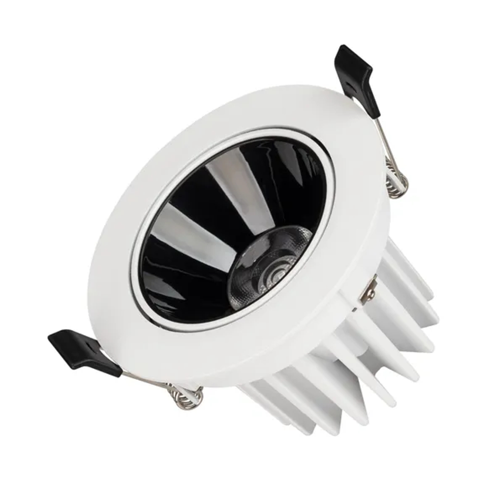 Светильник MS-FORECAST-BUILT-TURN-R102-12W Day4000 (WH-BK, 32 deg, 230V) (Arlight, IP20 Металл, 5 лет) 033659