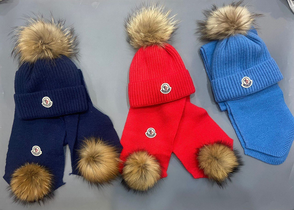 Комплект Moncler (шапка + шарф), арт. 466638617