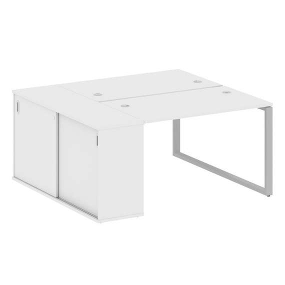 Метал Систем Рабочая станция с шкафом-купе на О-образном м/к БО.РС-СШК-1.2 Т