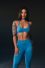 Топ Medium-Support Sports Bra TOTALLY SEAMLESS 305 Голубой