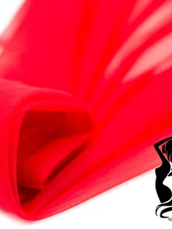 Неэластичная сетка Lauma, арт. 387, красный 100