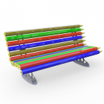 Скамейка Карандаши