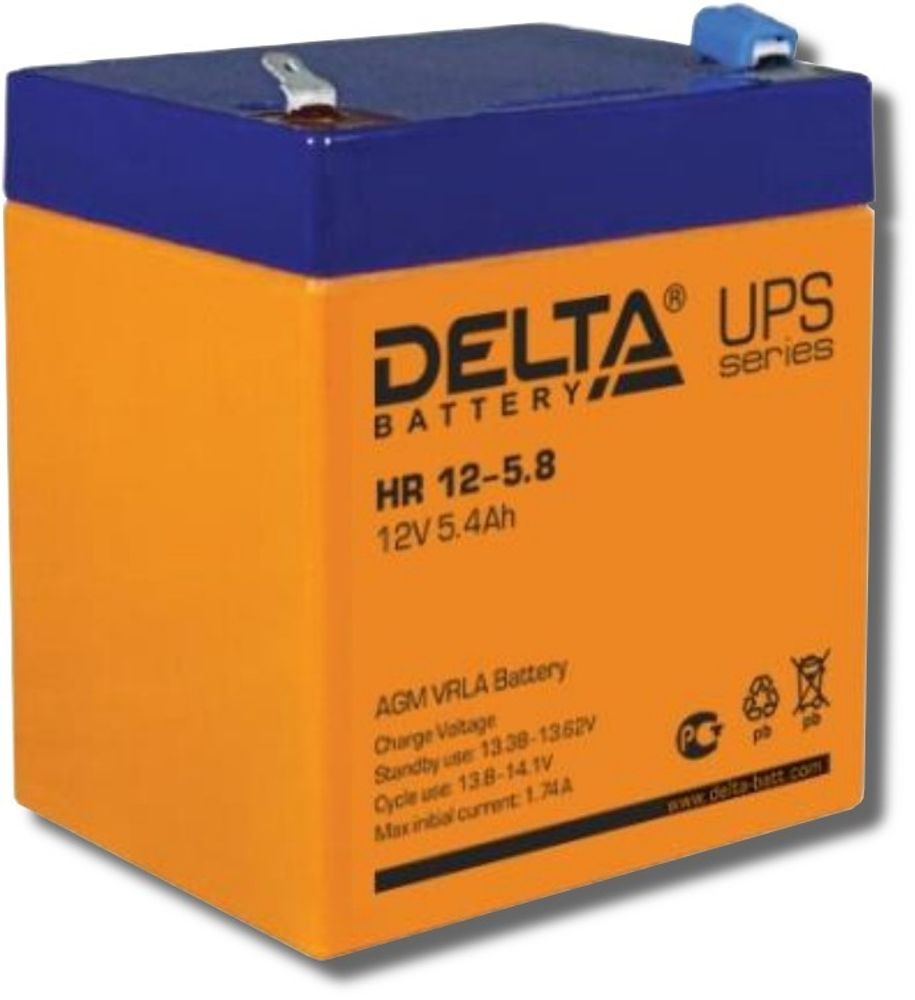DELTA HR 12-5,8 аккумулятор