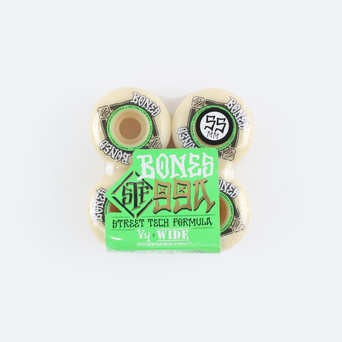 Купить Колеса Bones Street Tech Formula Wide (white) 99A