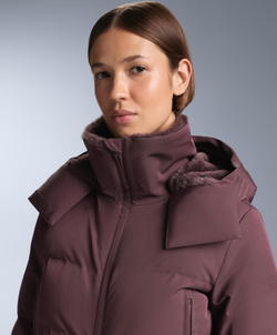 Oysho Водостойкий утепленный комбинезон MINARDI PIUME SKI с 80% пуха и 20% пера, темно-винный