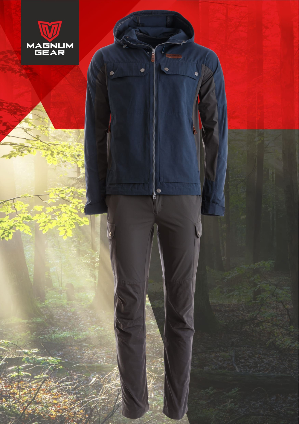 Костюм МАГНУМ TREK PRO синий/графит