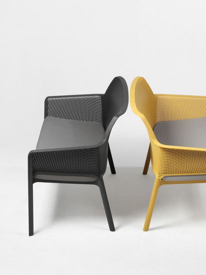 Диван Net Bench пластиковый  Nardi Италия цвет антрацит