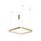 Подвесной светодиодный светильник Italline IT013-6031 gold 3000K
