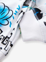 Толстовка с капюшоном для мальчика Next Q70-466, Белый, Синий