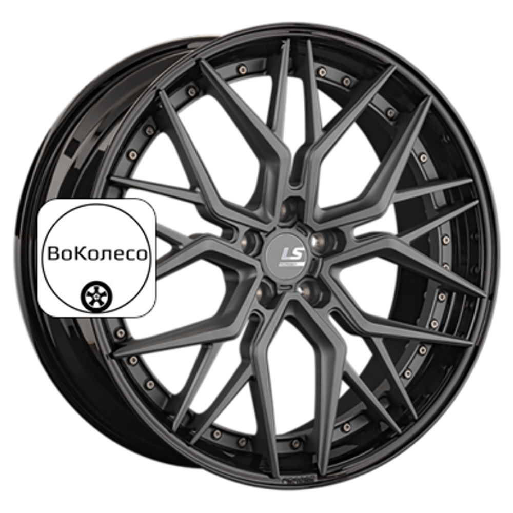 9x22/5x120 ET43 D72,6 LS FG35 MGM/BK (конус) LS Forged