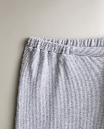 ZARA HOME ПИЖАМНЫЕ БРЮКИ ИЗ ХЛОПКА, СЕРЫЙ