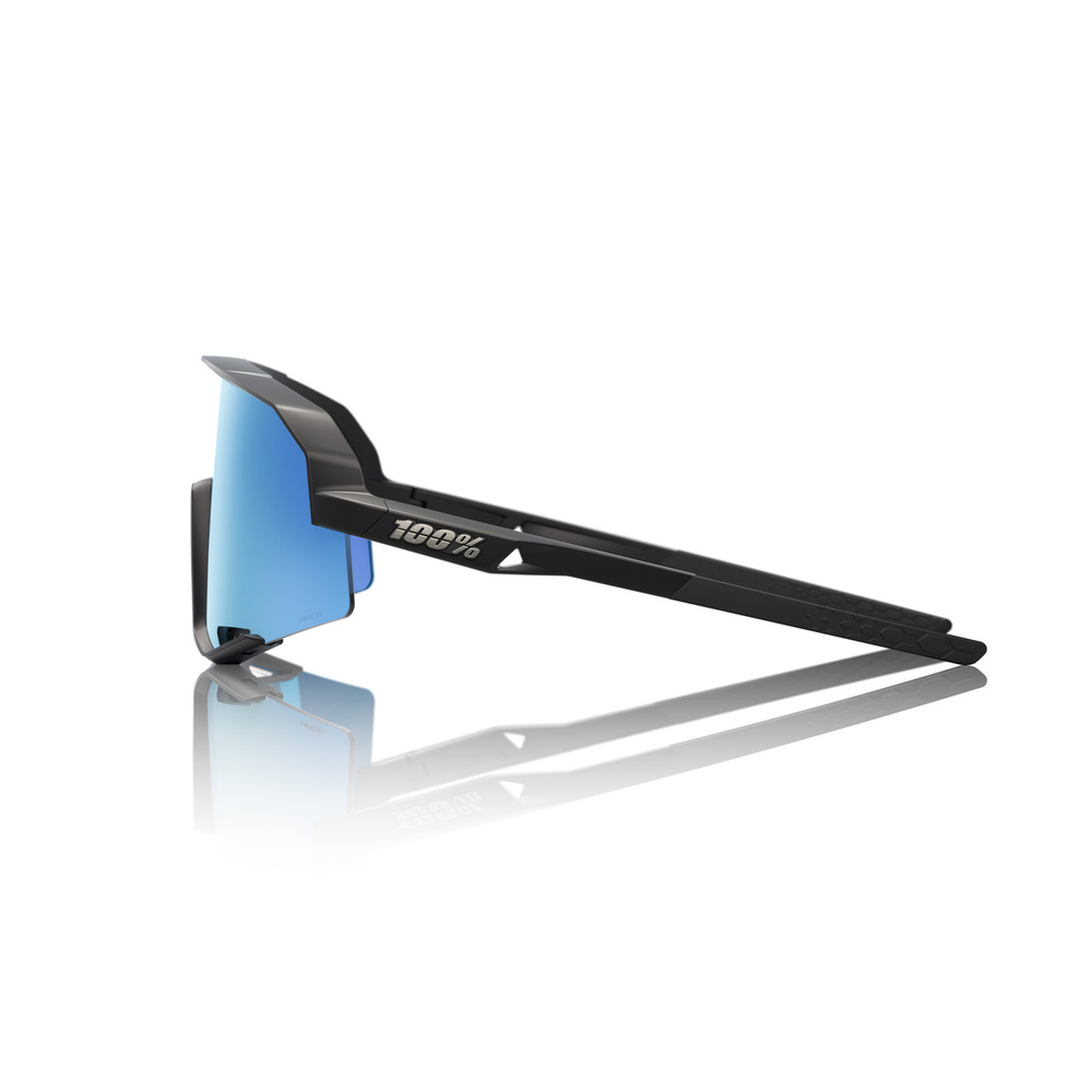 Спортивные очки с диоптриями 100% Slendale / Matte Black / HiPER Blue Multilayer Mirror