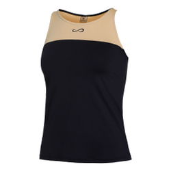 Женская теннисная майка Endless Lux Ribbon Tank Top Women - Black, Gold