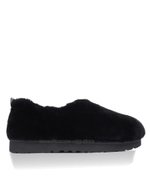 HAILEY FLUFF SLIPPERS - Black