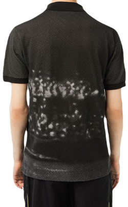 Мужское теннисное поло Lacoste Original L.12.12 René Lacoste Print Polo - black