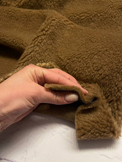 Мех искусственный однотонный "Teddy Bear" (Max Mara, 75%пэ/25%шерсть, Кэмел, 150)