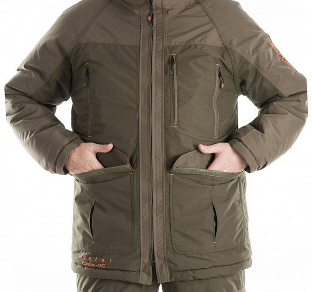 Зимний мужской костюм ХСН Dikson -45 (Canada) Зелёный