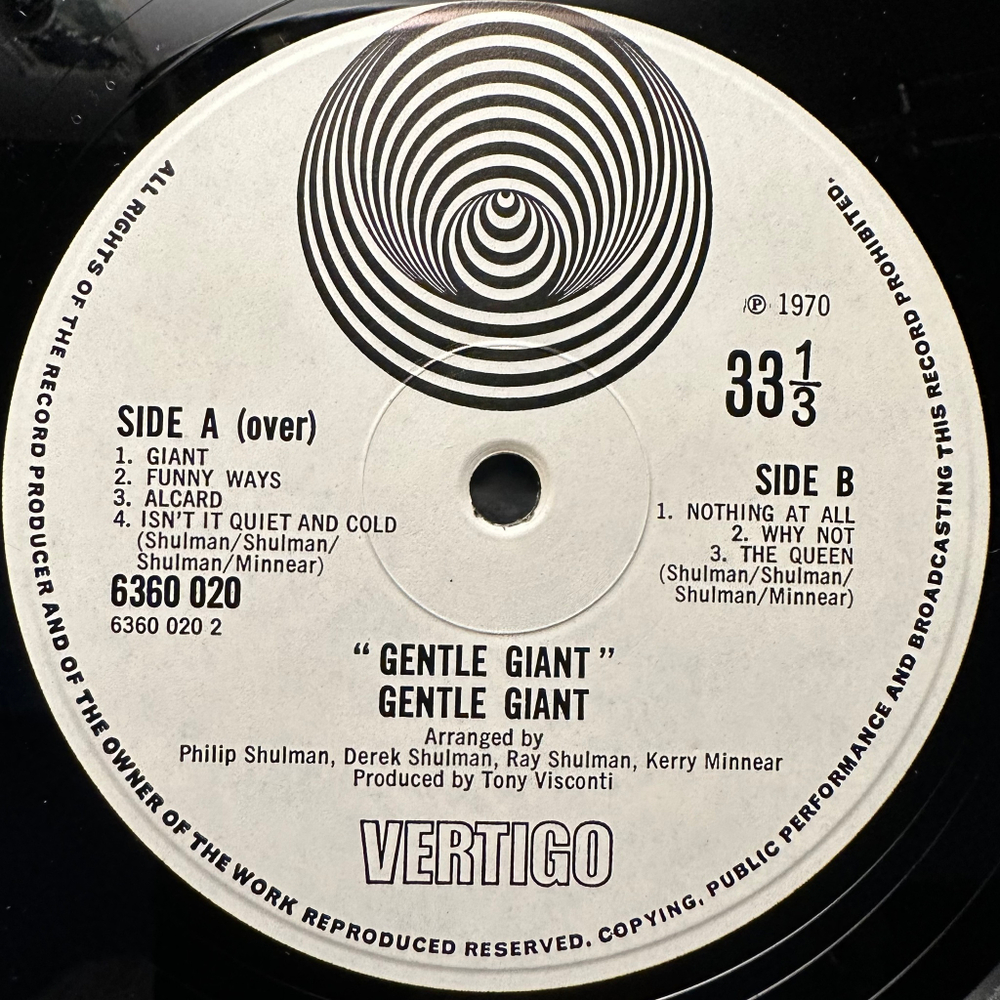 Gentle Giant - Gentle Giant (Англия 1970г.)
