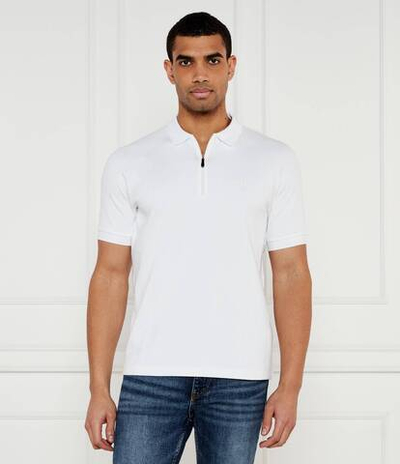 Поло Philix DropNeedle AC BOSS GREEN - белый(50532954)