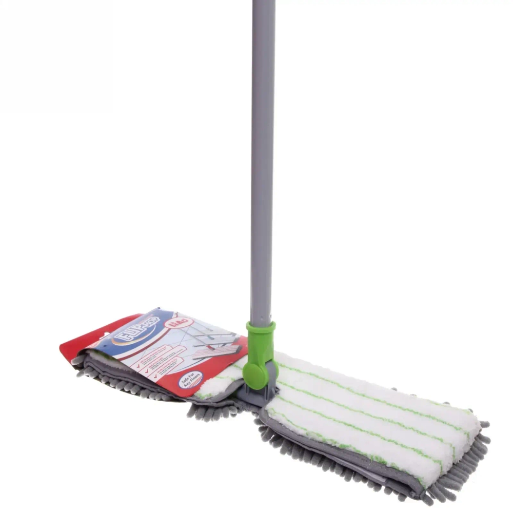 Швабра «Liao» с двухсторонней насадкой из микрофибры A130095G