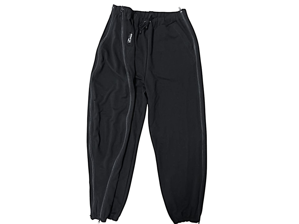 Брюки ортопедические с расширением на бедре. Размер 6XL (60-62). Цвет ЧЕРНЫЙ