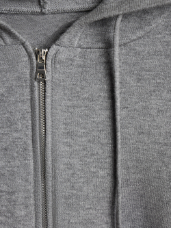 Вязаное худи