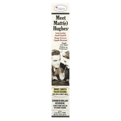 theBalm Cosmetics, Meet Matt(e) Huges®, жидкая помада для стойкого эффекта, насыщенная, 7,4 мл (0,25 жидк. унции)