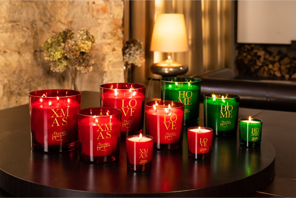 Teatro Fragranze Love - ароматическая свеча /   180  g  / GTIN 8058159967394