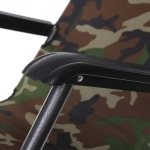 Шезлонг (раскладушка) 153*60*79см «Хаки» с подголовником, 2 положения ДоброСад