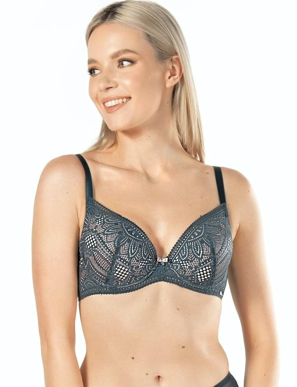 Бюстгальтер пуш-ап Daniela (Размер: 85C) (Цвет: грязно-синий)