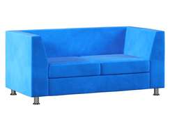 Двухместный диван с подлокотниками Marcus MC-P.02 ткань Velutto 45