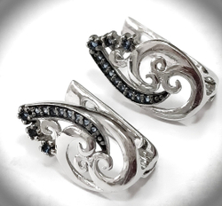 Серьги "Эстерелла" из серебра 925-й пробы