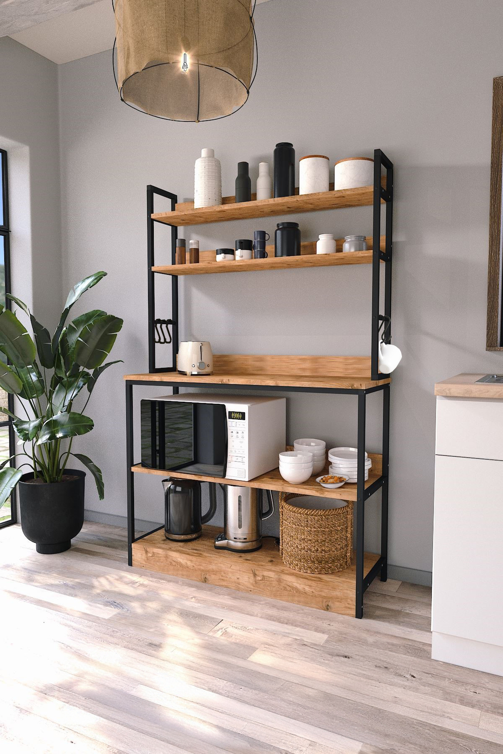 Стеллаж кухонный PANAMA - сосна