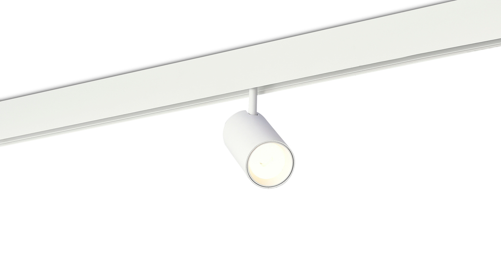 Светодиодный светильник Alpha для SPACE Track system 15Вт, D55xL115 мм, 1374Лм, 36°, 4000К, недиммируемый, Ra>90, белый
