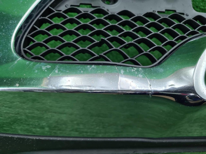 Юбка переднего бампера Mercedes GLC X253 (19-22)