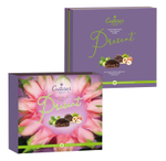 Набор шок.конфет Present Розы с дробленным фундуком и ягодами крыжовника в сумке 170г