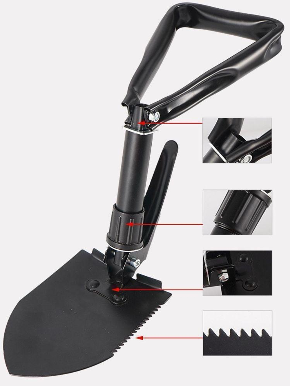 Складная туристическая лопата