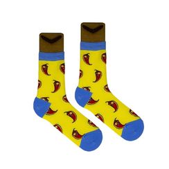 Носки BOOMERANGS Перчик, желтый