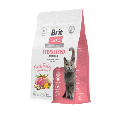 Brit Care Sterilised Индейка 400гр.