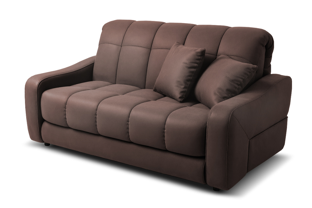 Диван Корал 155 Велютто 36 (110671) 191*115*95 см, Коричневый Велютто Аккордеон Фиеста в наличии